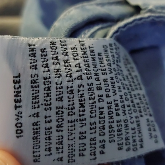 BLOSSOM 100 % tencel cropped wide leg tie waist pants. Size 13/14 - Picture 7 of 7